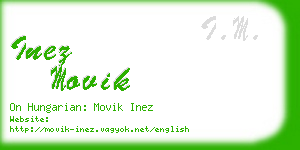 inez movik business card